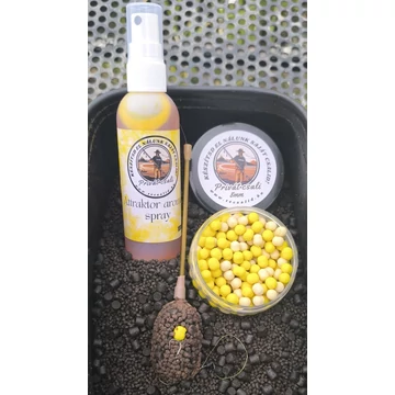Fehér csoki-banán csali és spray csomag