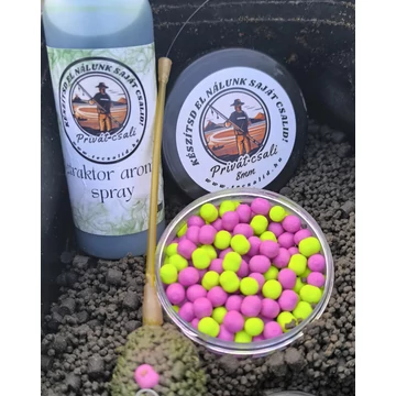 Fokhagyma-Őszibarack csali és spray csomag