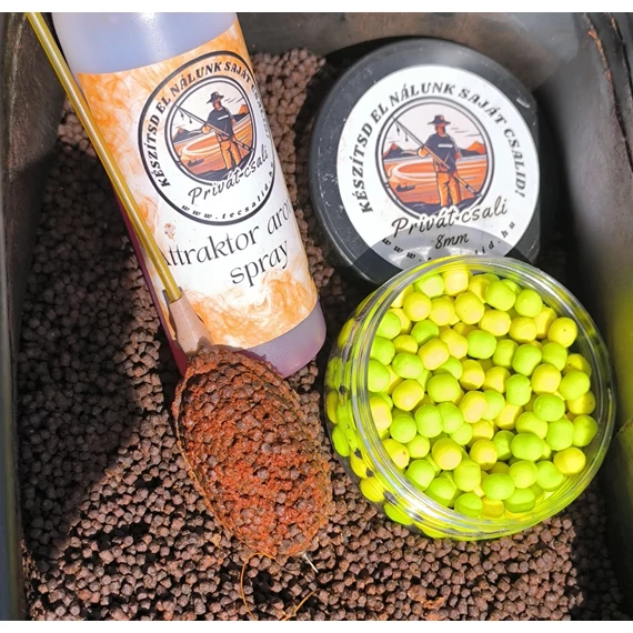 Banán-Zöldalma csali és spray csomag